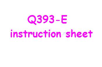 Wltoys Q393 Q393-A Q393-C Q393-E drone spare parts instruction sheet (Q393-E)
